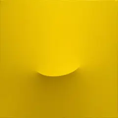 Turi Simeti, Yellow sign, 2015, The work is registered at the Turi Simeti Archives with no.