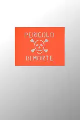 Michelangelo Pistoletto, Danger of death, Published by Galleria Sperone