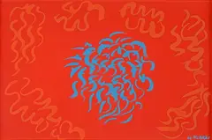 Blueredorange by Carla Accardi, 1964, offered Dec 2025