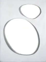Volume by (Edoarda Maino) Dadamaino, 1958, On the back: Galleria Centro stamp, offered Dec 2025