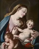 Pietro Bardellino, Madonna and Child with St. John the Baptist, Oil on canvas