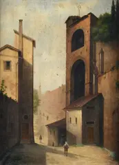 Fabio Borbottoni, Porta Pinti, On the back: on the frame