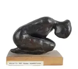 Innocenzo Vigoroso, Female nude, 1979, Bronze sculpture