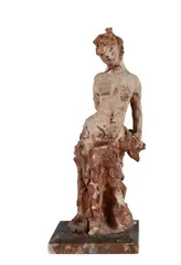 Figure by Nello Bini, 1954, Ceramic sculpture, offered Oct 2025