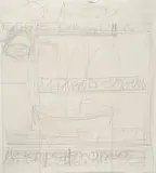 Fortunato Depero, Rovereto Tourist Road Sign (Study - Second Version)