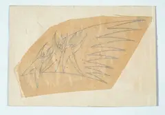 Dance of the Swallow Men by Fortunato Depero, 1921, Pencil on paper, offered Oct 2025
