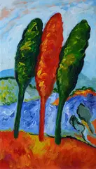 Untitled by Mimmo Germana, 1984, On the back: signature and date. Provenance: private collection, offered Oct 2025