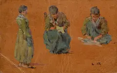 Luigi Nono, Studi di figura
