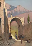 Giovanni Lomi, Strada con arco