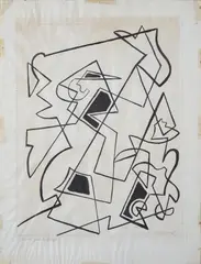 Gino Severini, Disegno prova per "Spazio"