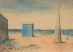 Carlo Carrà, Capanno, 1947