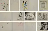 Pablo Picasso, Cartella Femmes e Faunes, 1956, Cartella contenente dodici litografie. La cartella è stata tirata in