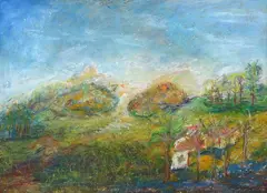 Landscape by Giuseppe Casciaro, Signature at bottom right., offered Jul 2025