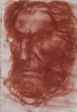 Pietro Annigoni, Face, Signature lower right. Author's authentication on photo.