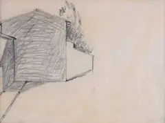 House by Ottone Rosai, The work is accompanied by the authentication of Professor Giovanni Faccenda, offered Jul 2025
