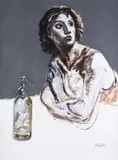 Alberto Sughi, Woman at the bar