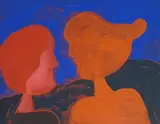 Untitled by Tano Festa, 1984, The work is registered at the Tano Festa Studio Soligo Works Archive with no. RMS, offered Jul 2025