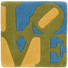 Spring Love by Robert Indiana, 2006, Tappeto, offered May 2025