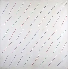 Mario Nigro, Untitled, Signature and edition lower left. On the back: Mario Nigro label with edition