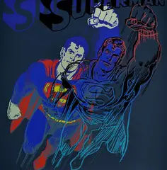 Superman by Andy Warhol, 1981, From the Myths portfolio, offered May 2025