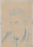 Aligi Sassu, Male portrait
