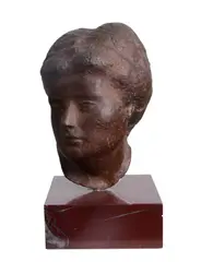 Face of Anna Spadini by Venturino Venturi, 1993, offered May 2025