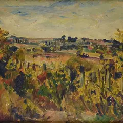 Landscape by Ennio Morlotti, 1946, offered May 2025