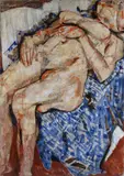 Fausto Pirandello, Reversed Figure (Moon Nude)