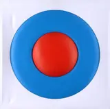 Samuele Ventanni, Introjection 1 blue 1 red circle, On the back: signature