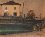 Domenico De Bernardi, Country Life, 1930, Signature and date lower right.