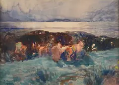 Landscape by Plinio Nomellini, offered May 2025