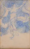 Plinio Nomellini, Study for Isadora Duncan, Dry stamp Eredi Nomellini