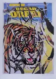 Oscar Orfei Circus by Rotella, Signature lower right; edition lower left. Blind stamp Fondazione Rotella, offered Apr 2025