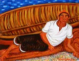 Giuseppe Migneco, Fisherman lying down