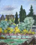 Ardengo Soffici, Olive trees and cypresses