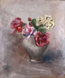 Ottone Rosai, Vase of flowers