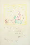 Little horses by Zoran Mušič, 1966, Signature, offered Apr 2025