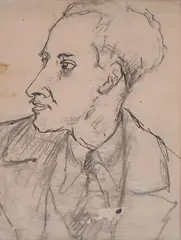 Alexander Parronchi by Ottone Rosai, The work is accompanied by the authentication of Professor Giovanni Faccenda, offered Apr 2025
