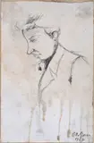 Young by Ottone Rosai, 1927, The work is accompanied by the authentication of Professor Giovanni Faccenda, offered Apr 2025