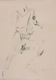Nude by Filippo de Pisis, Signature lower right. The work is being archived., offered Apr 2025