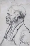Ottone Rosai, Senza Titolo, The work is accompanied by the authentication of Professor Giovanni Faccenda