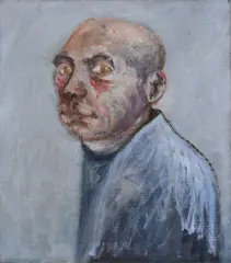 Portrait by Ottone Rosai, 1953, On the back: label and stamps Eredità Rosai; label and stamp Galleria Santacroce, offered Apr 2025