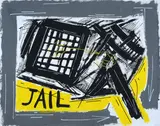 Alberto Gallingani, Jail, 2017, On the back: signature and date. Author's authentication on photo.