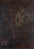 Forest by Gianni Dova, On the reverse: label Galleria d'Arte Bologna, offered Apr 2025