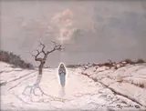 Gino Romiti, Landscape with Madonna
