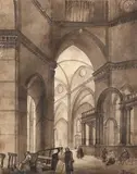 Odoardo Borrani, Interior of the Cathedral