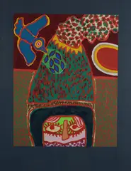 Le volcan by Guillaume Corneille, 1973, offered Feb 2025