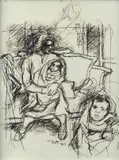 Vinicio Berti, Studio per madre con figlio