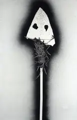 Lo spettro by Emilio Scanavino, 1980, Sul verso: etichetta dello Studio Scanavino con titolo e data. Esposizioni:, offered Feb 2025