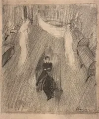 Studio per il lutto by Umberto Boccioni, offered Feb 2025